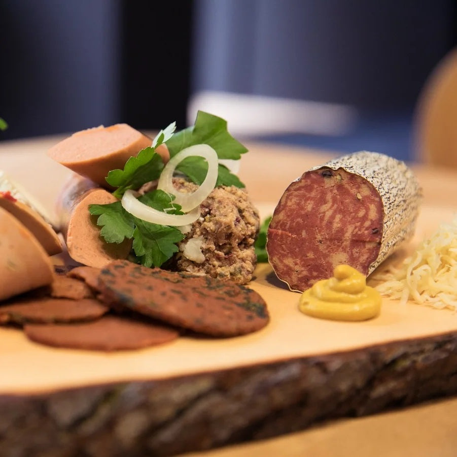 Bayerisches Brotzeitbrettl vegan