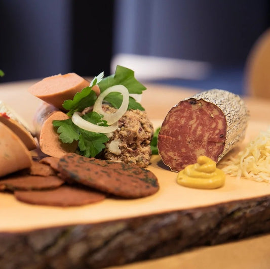 Bayerisches Brotzeitbrettl vegan