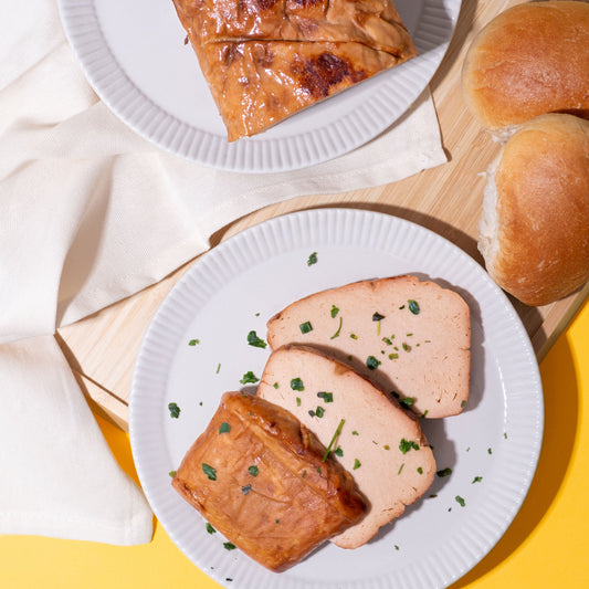 Leberkäse angebräunt