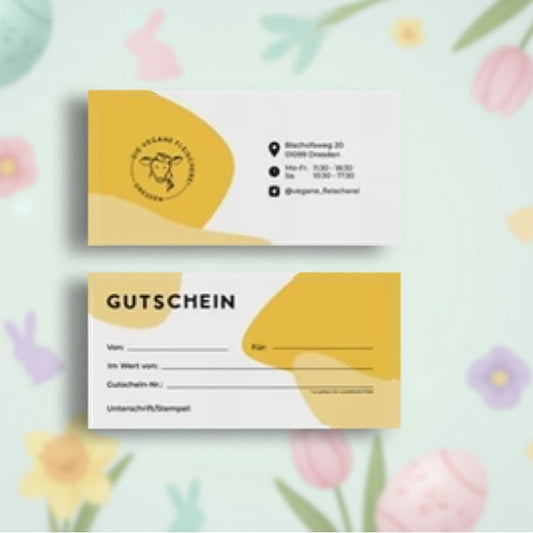 Vegane Fleischerei Filial-Gutschein München (versch. Beträge)