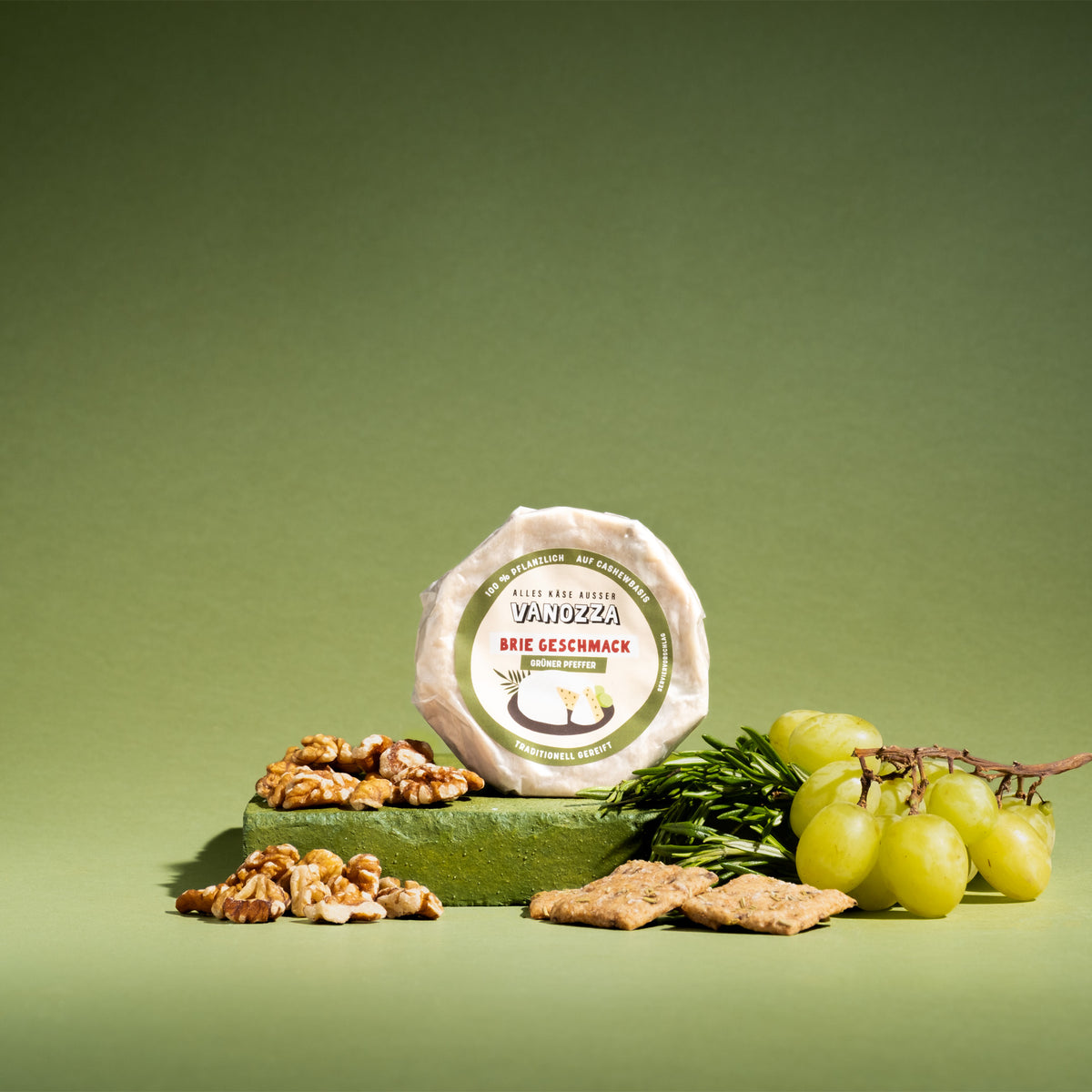 Brie Grüner Pfeffer - 125g (Vanozza)
