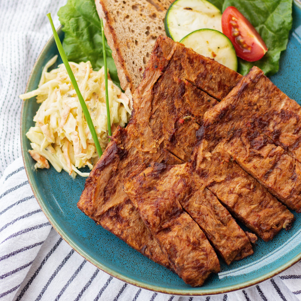 Keine BBQ Rippchen - Soja angerichtet 
